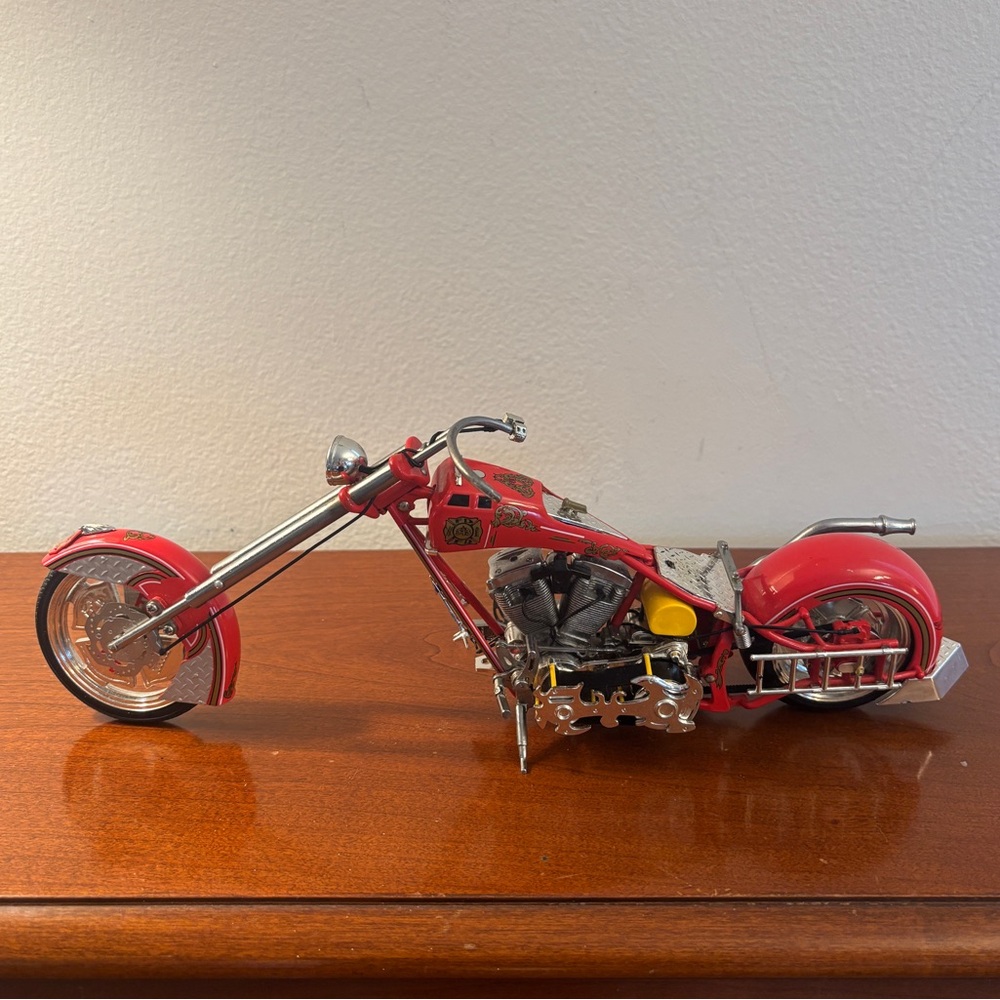 American Choppers OCC Die-Cast Motorcycle Model 911 Fire Bike